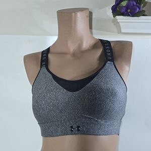 Under Armour Women's Heather Gray Sports Bra Size Small